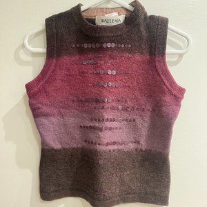 Walter Ma Girls Wool Vest